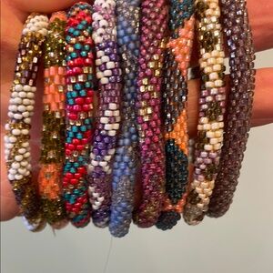 Lily and Laura Colorful Beaded Bracelet Set